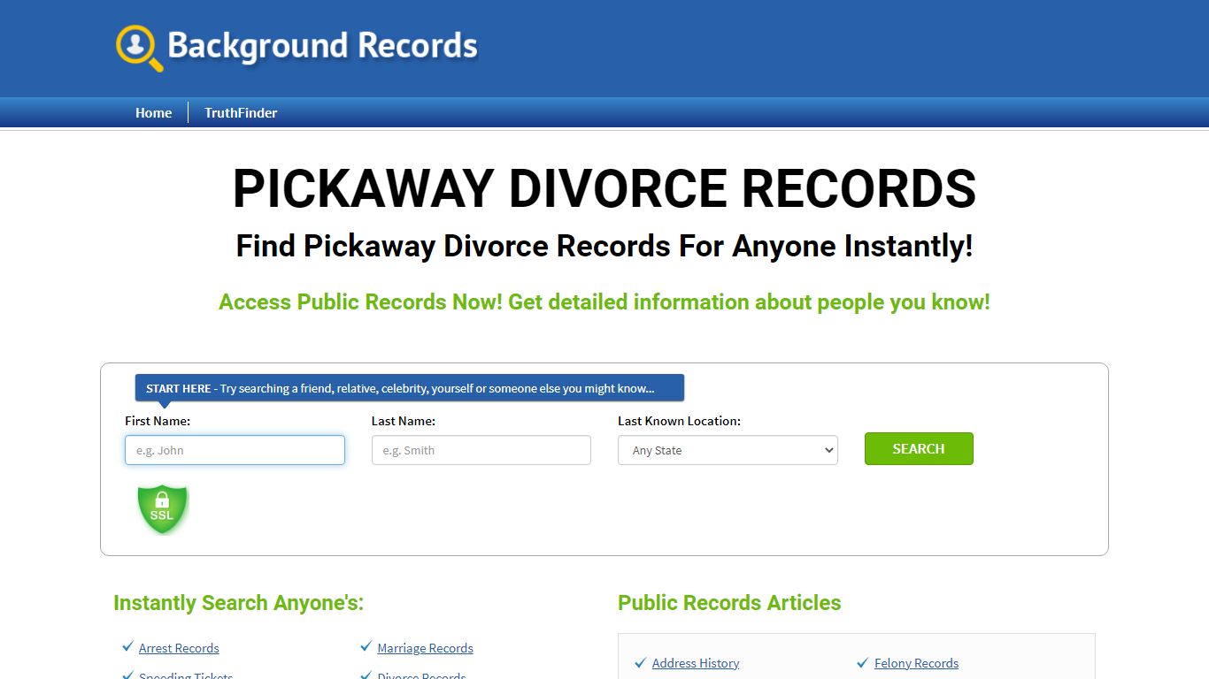 Find Pickaway Divorce Records For Anyone Instantly!